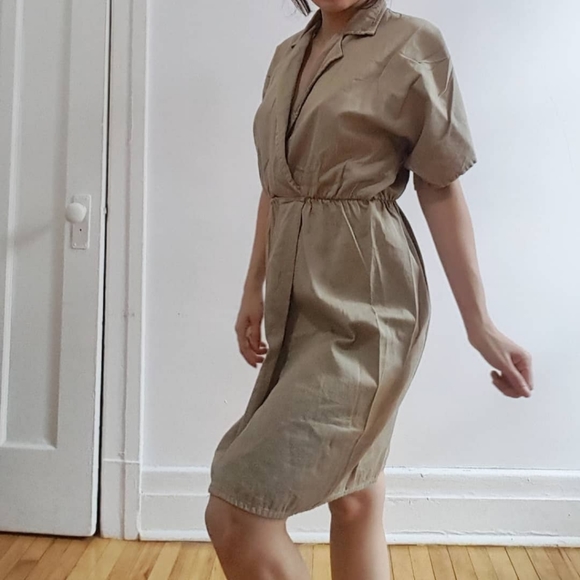 Khaki dress from los Angeles apparel - Picture 4 of 7